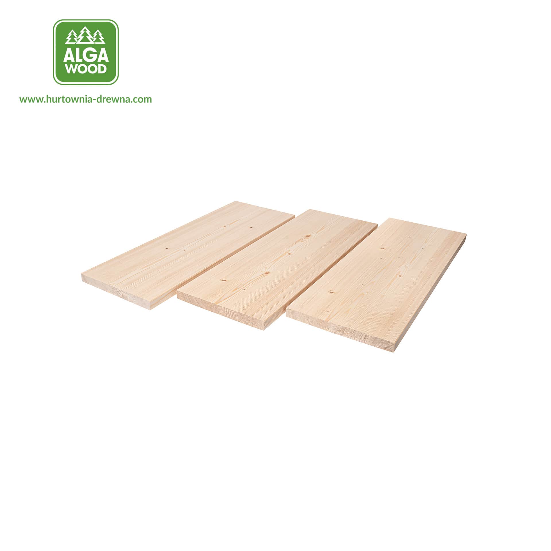 Planche rabotée épicéa scandinave 19×196 S4S classe AB – AlgaWood