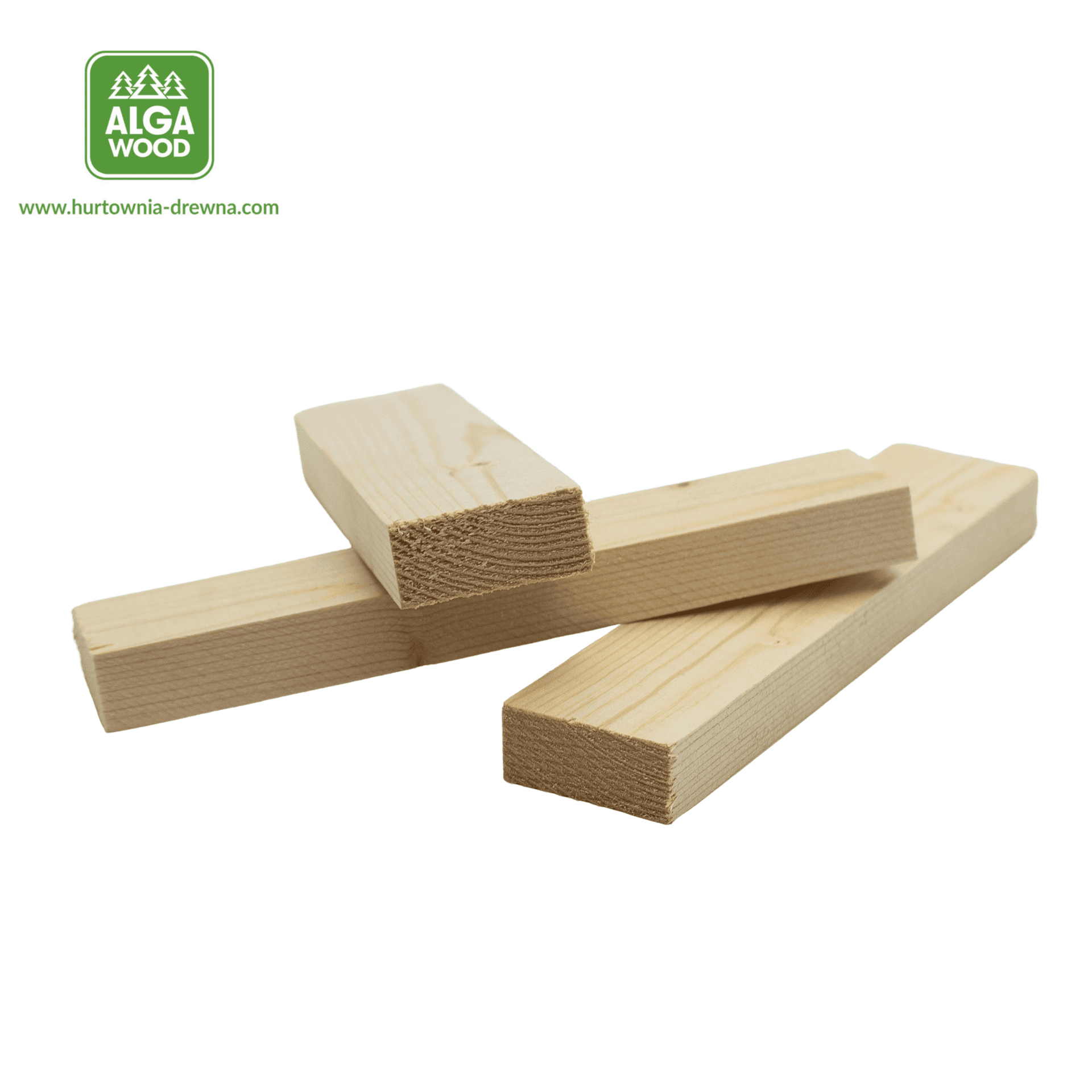 Planche rabotée en pin/épicéa scandinave 20×45 S4S classe AB – AlgaWood