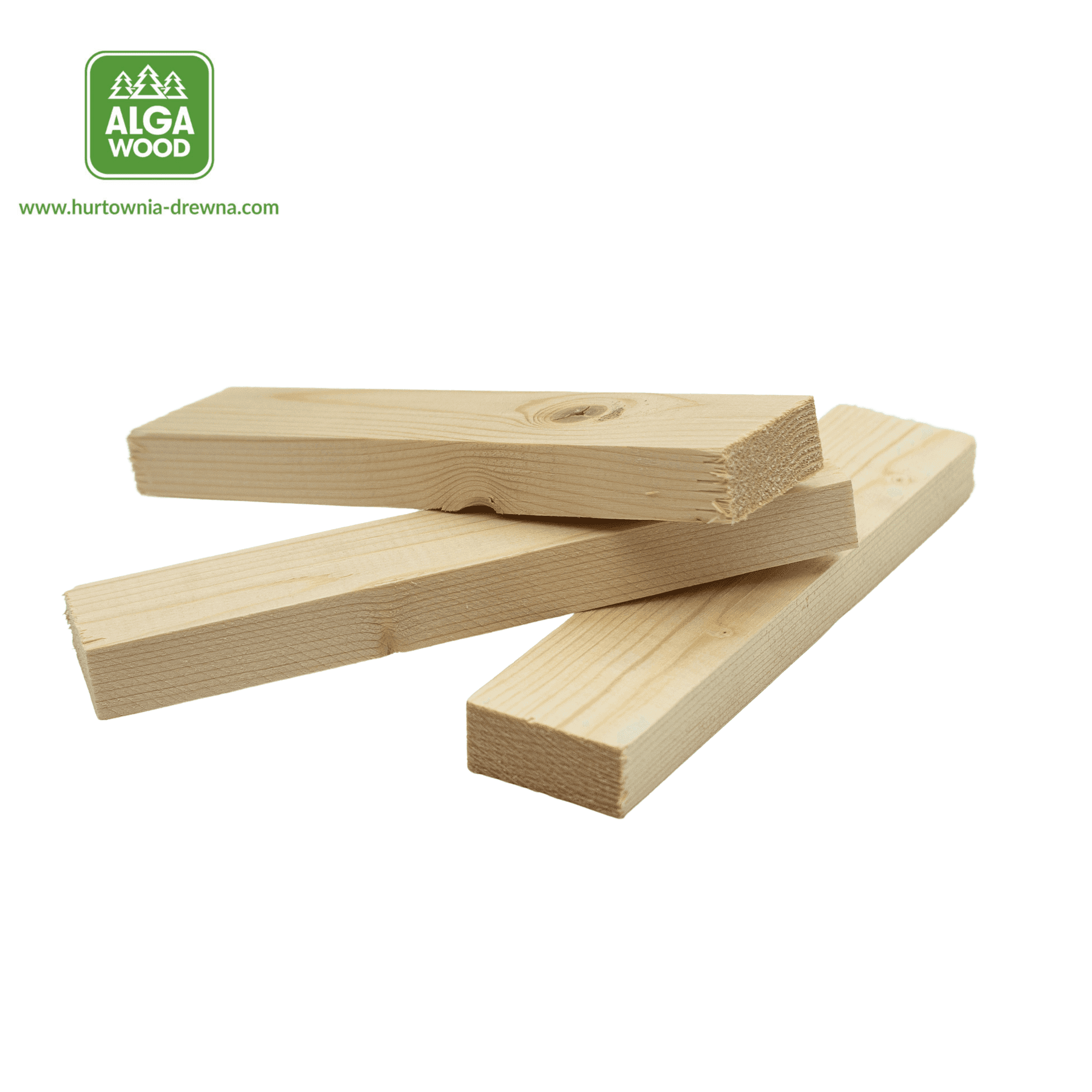 Planche rabotée en pin/épicéa scandinave 20×45 S4S classe AB – AlgaWood