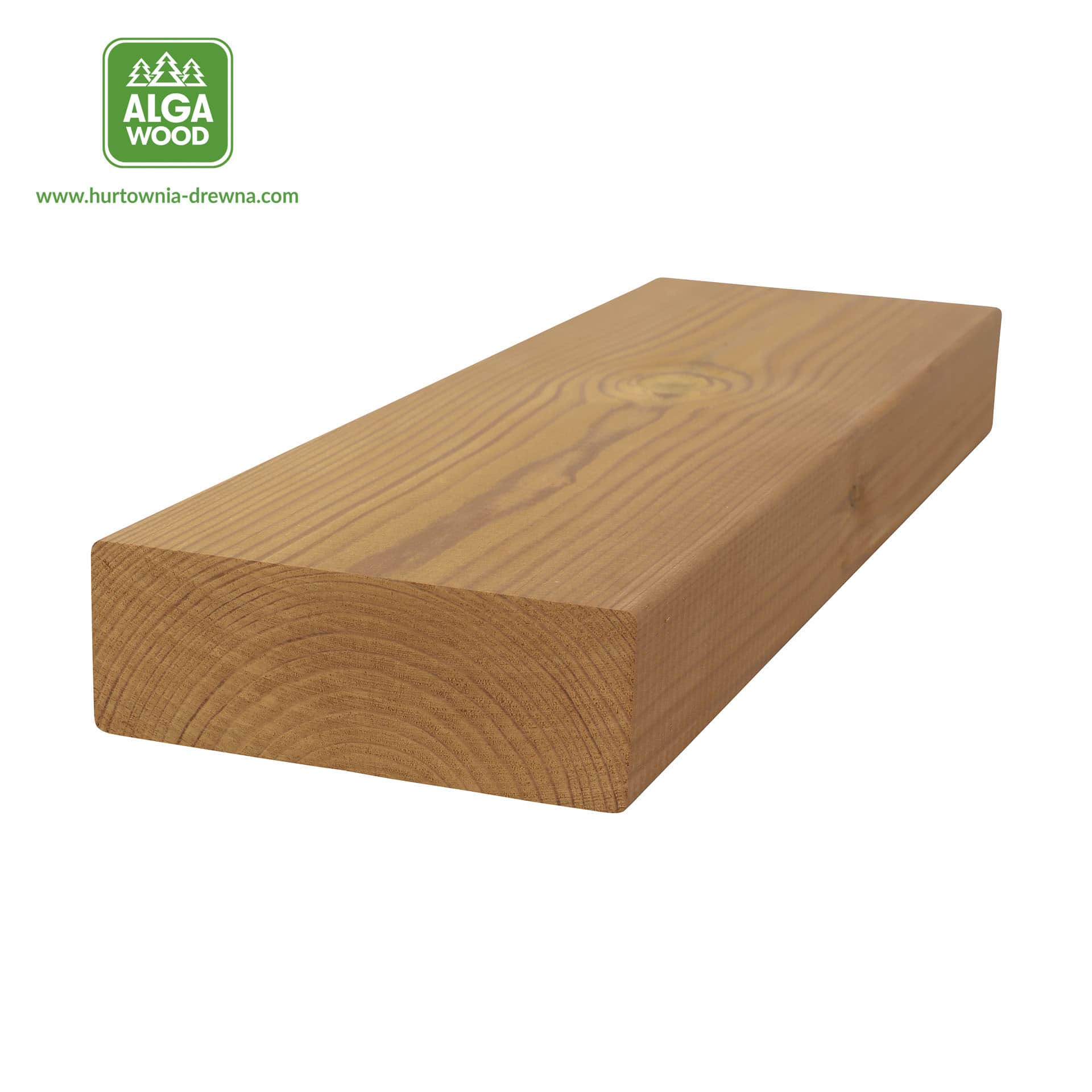 Planche rabotée Thermo Sosna 42×117 S4S, classe NATUR