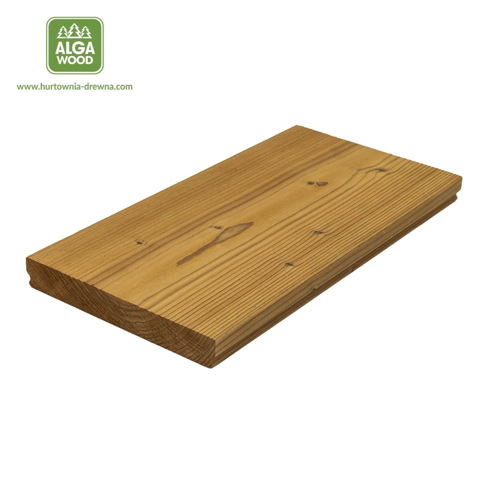 Panneau brossé Thermo Świerk 26×185 classe BROfix NATUR – installation cachée – AlgaWood