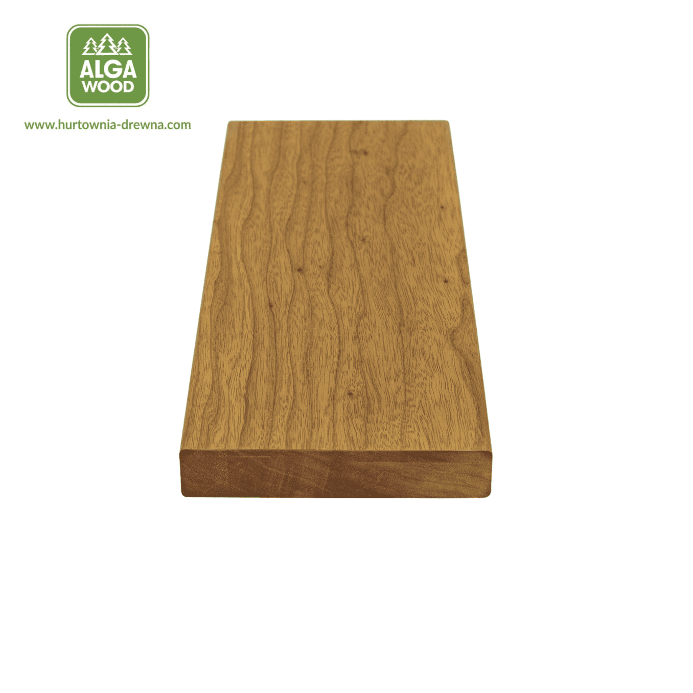 Lame de terrasse Thermo Frake SMOOTH 25×139, classe NATUR – AlgaWood