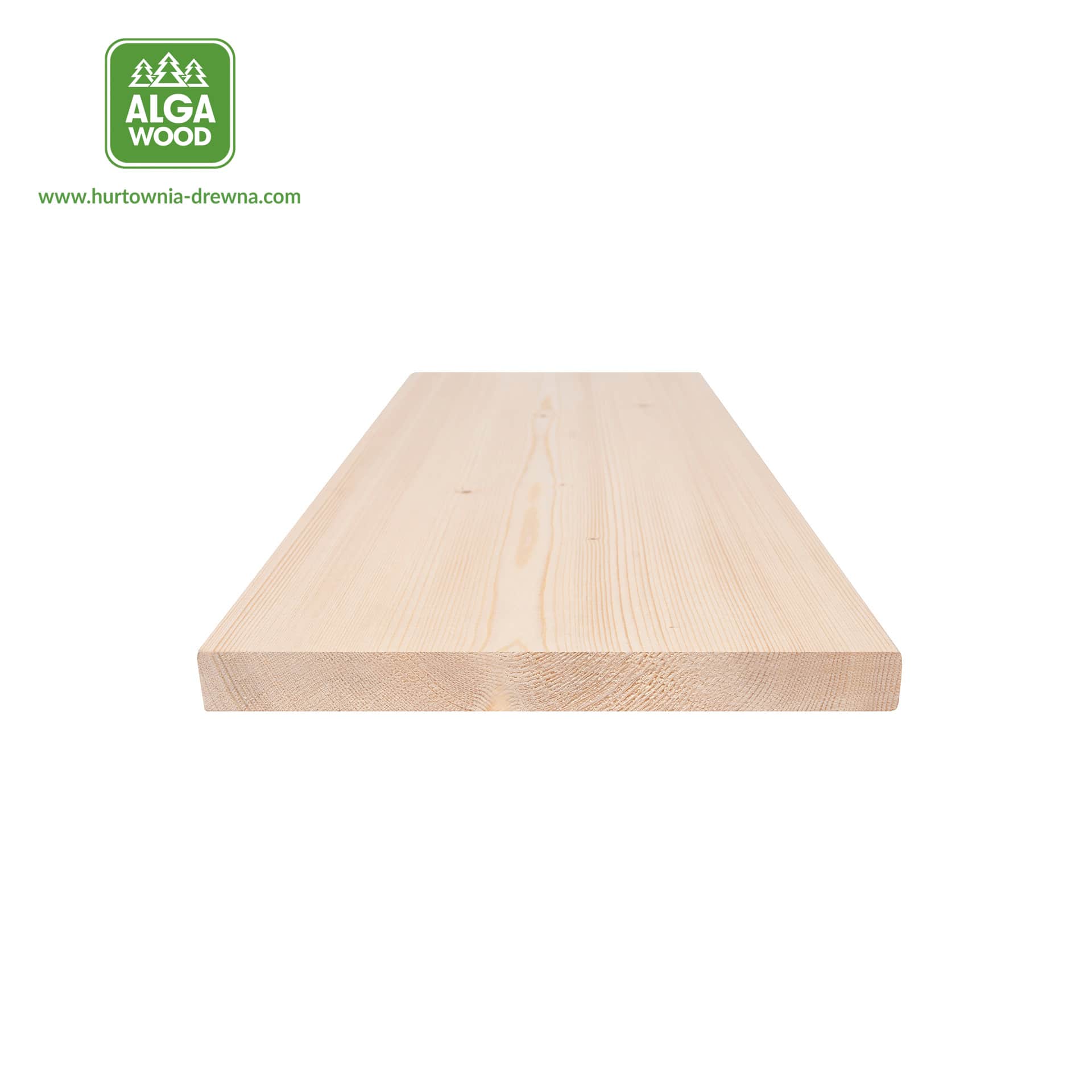 Planche rabotée épicéa scandinave 19×196 S4S classe AB – AlgaWood