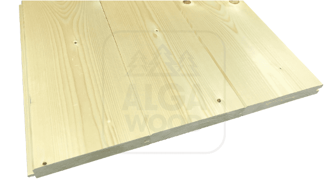 36×175 épicéa scandinave PHASE PLAFOND-PLANCHER classe AB – AlgaWood