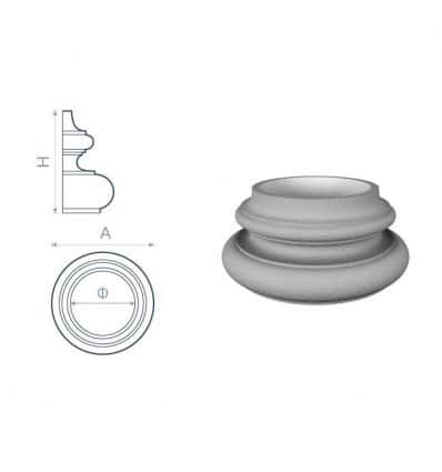 Base de colonne PK3
