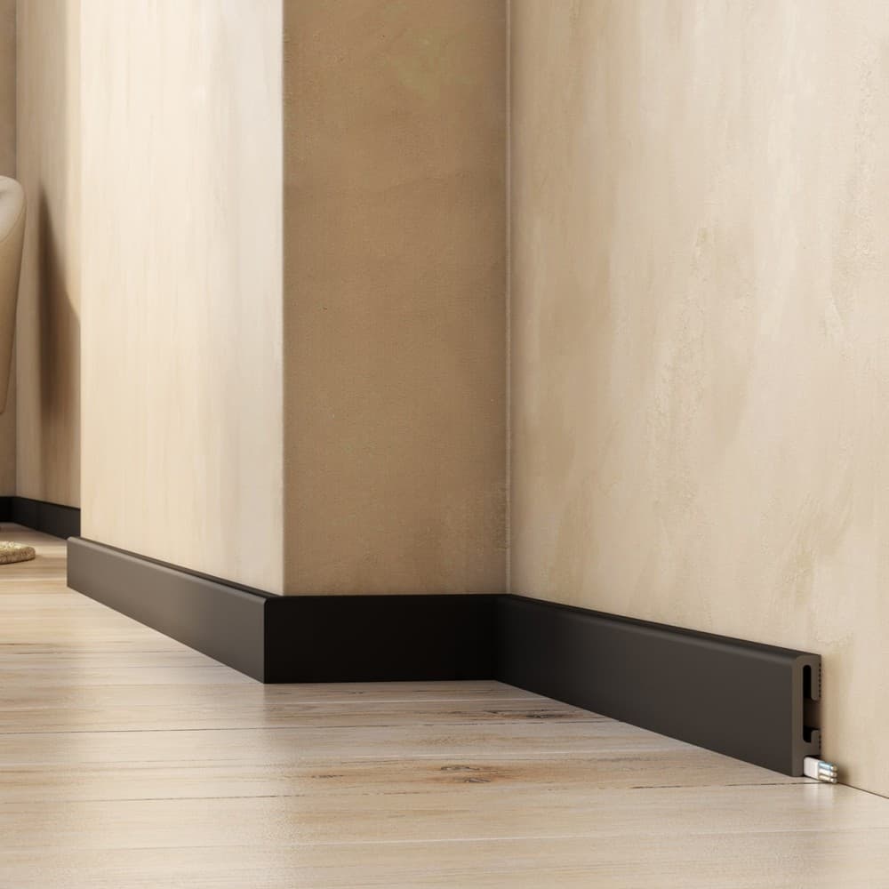 Plinthe DuroFit noir 6 cm - PF060B