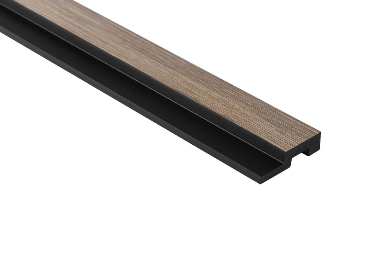 Extrémité droite des lamelles Chêne gris en polymère – D1LM142L