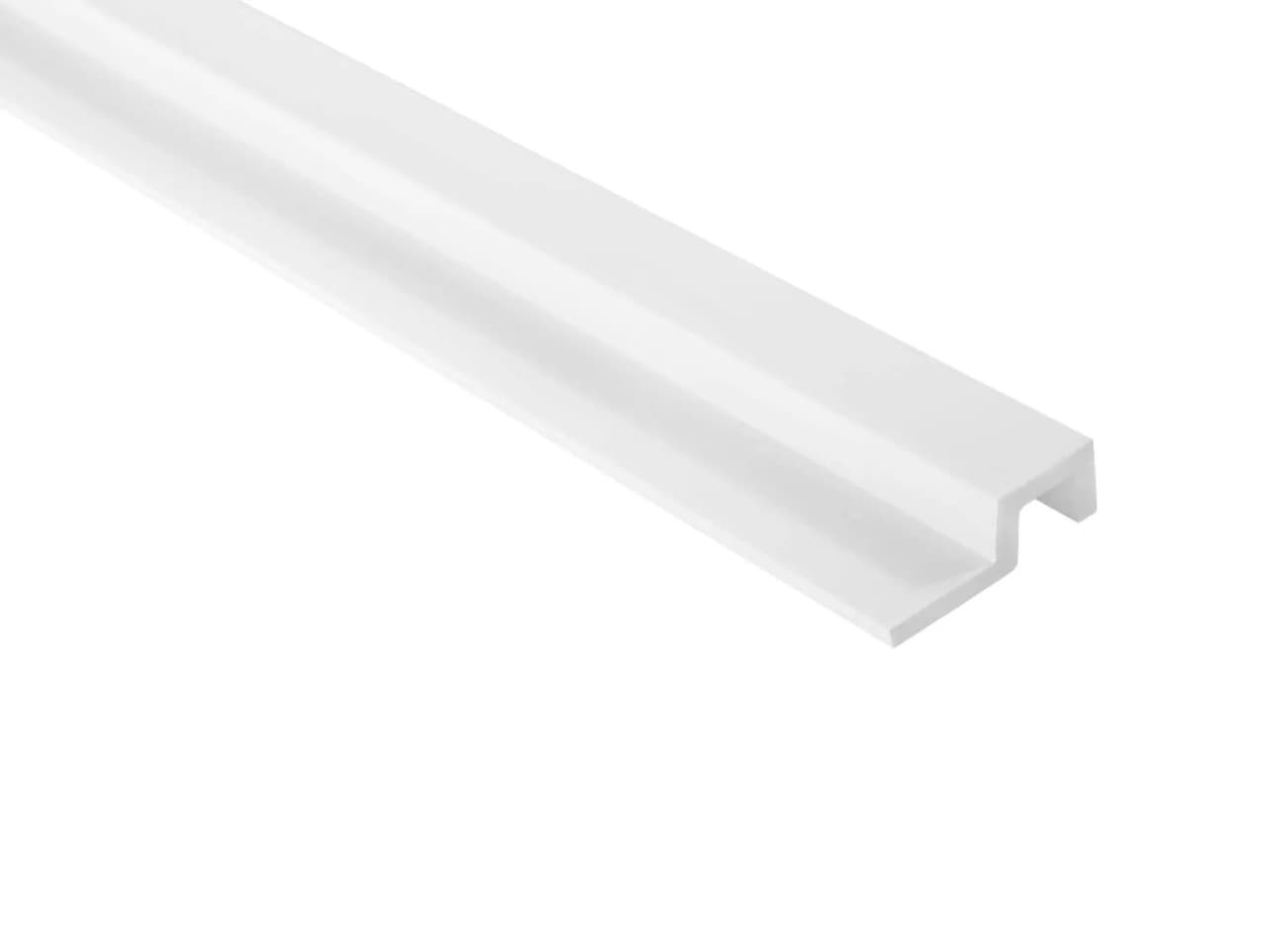 Extrémité droite de la lamelle blanche en polymère – D1LM90L