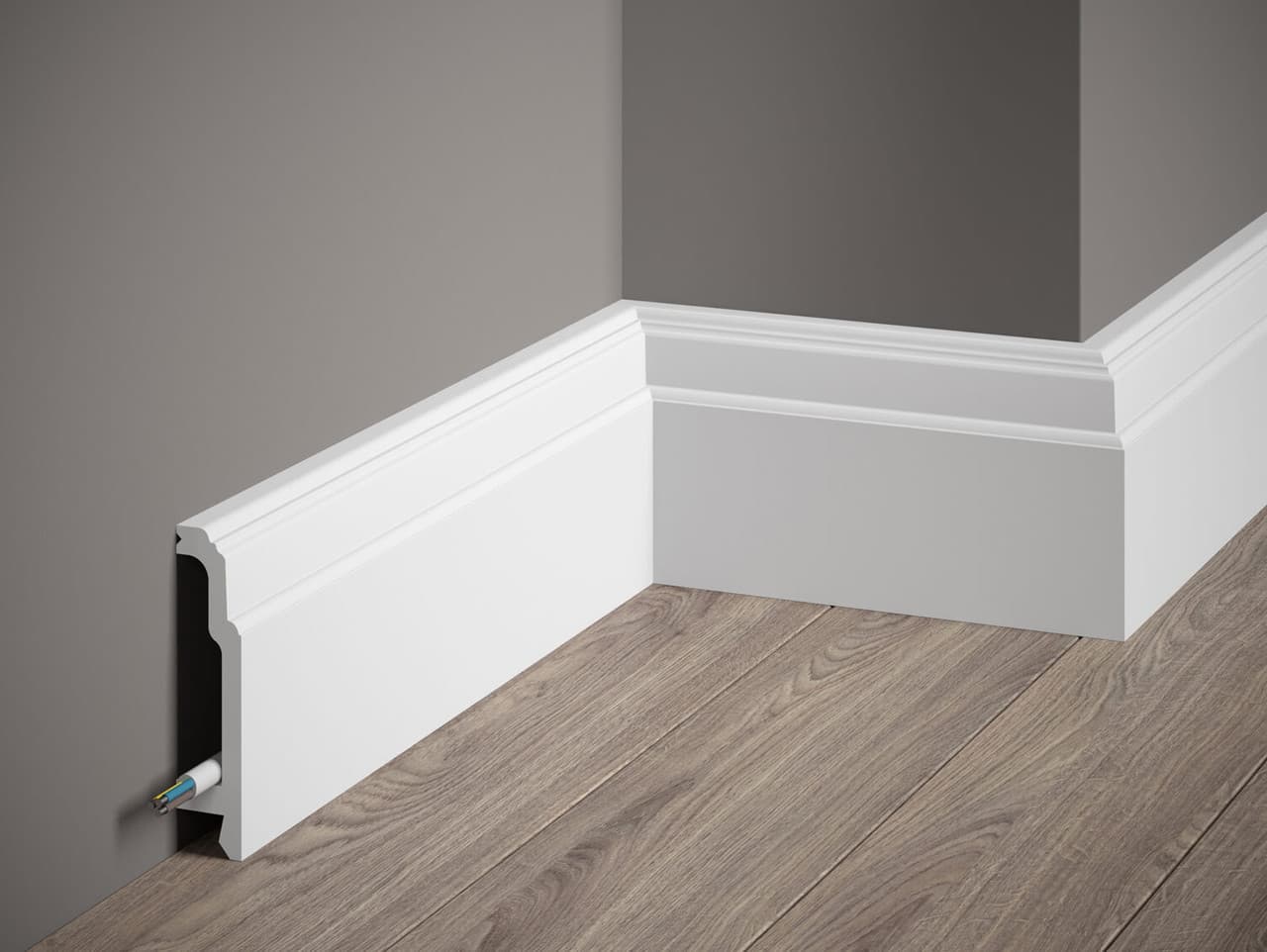Plinthe Premium en polymère – D1PL100T