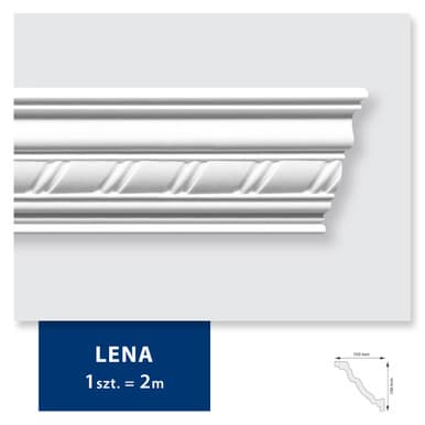 Carton de 40 mètres Corniche Plafond LENA - 20 pièces