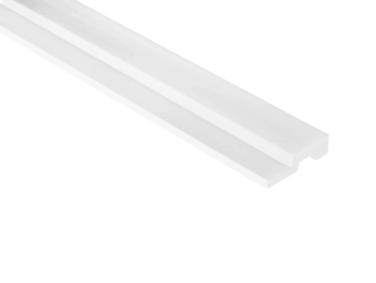 Extrémité droite de la lamelle blanche en polymère – D1LM89L