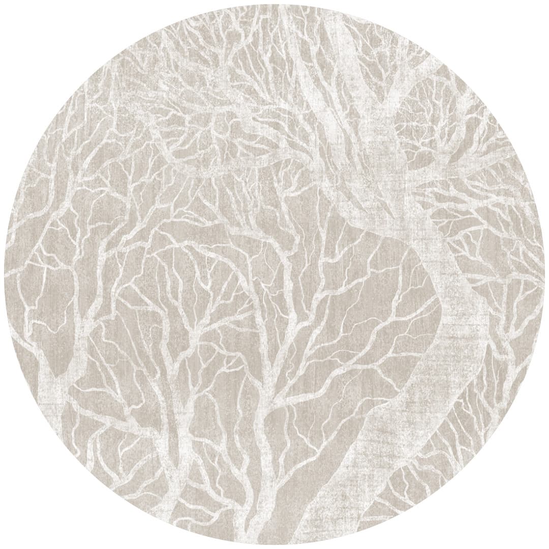 Papier peint cercle Frozen Canopy