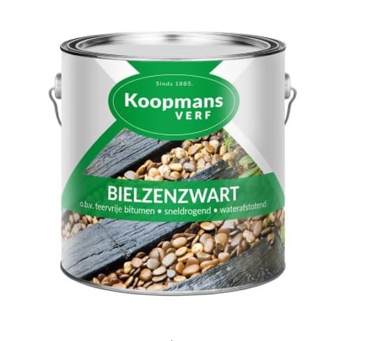 KOOPMANS BIELZENZWART 2,5L – Produit bitumineux de protection du bois – AlgaWood