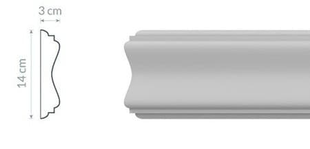 Moulure de fenêtre : design contemporain avec angles vifs