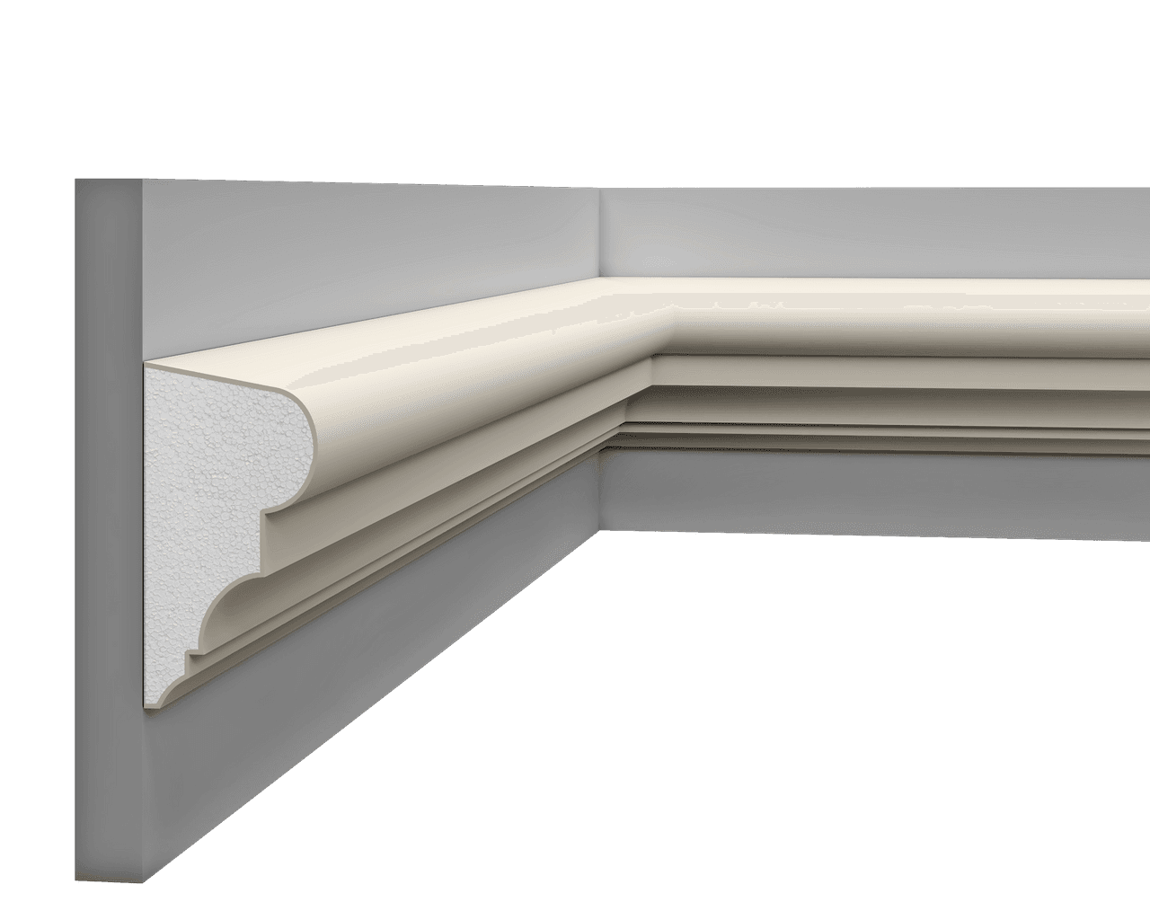 Moulure multifonctionnelle en polystyrène – D9ML265