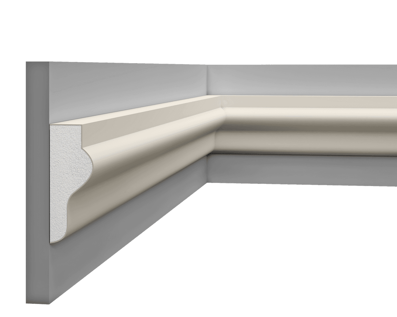Moulure multifonctionnelle en polystyrène – D9PF22