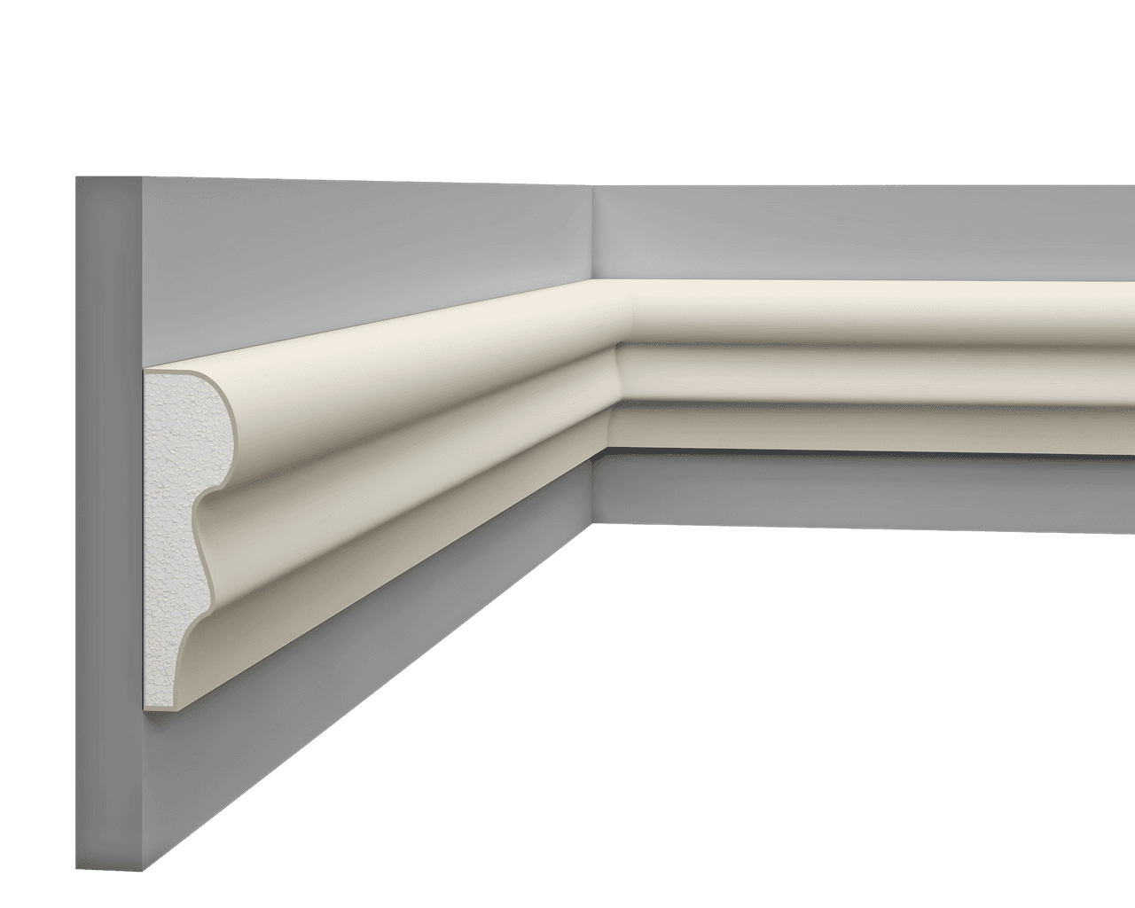Moulure multifonctionnelle en polystyrène – D9PF31