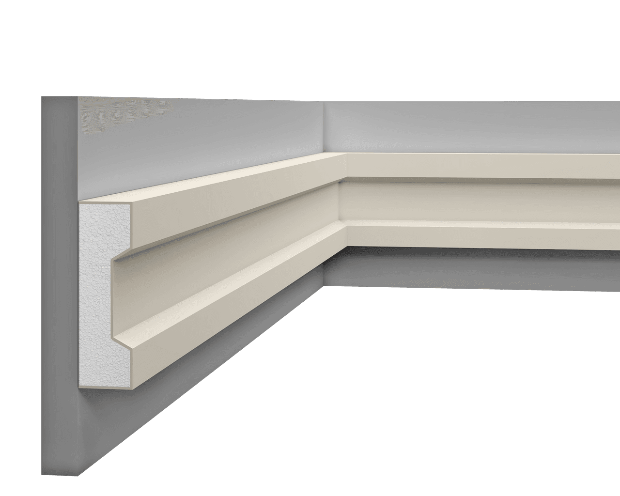 Moulure multifonctionnelle en polystyrène – D9PF32