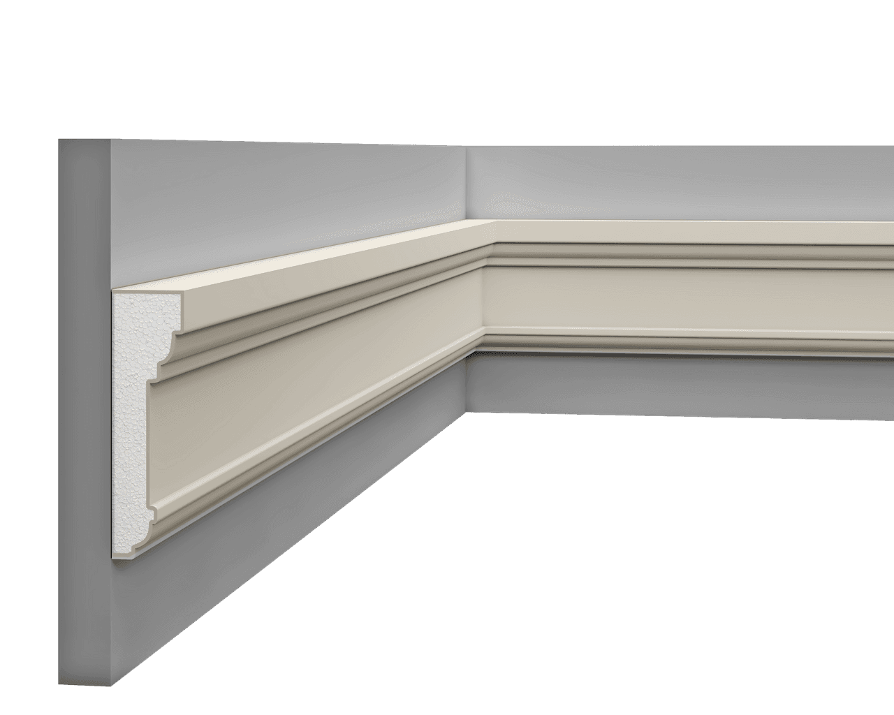 Moulure multifonctionnelle en polystyrène – D9PF44