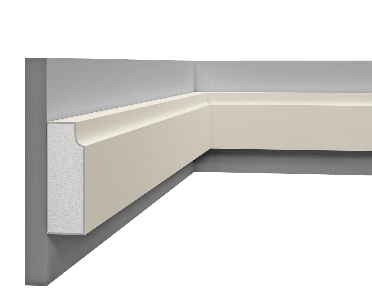Moulure multifonctionnelle en polystyrène – D9PF54
