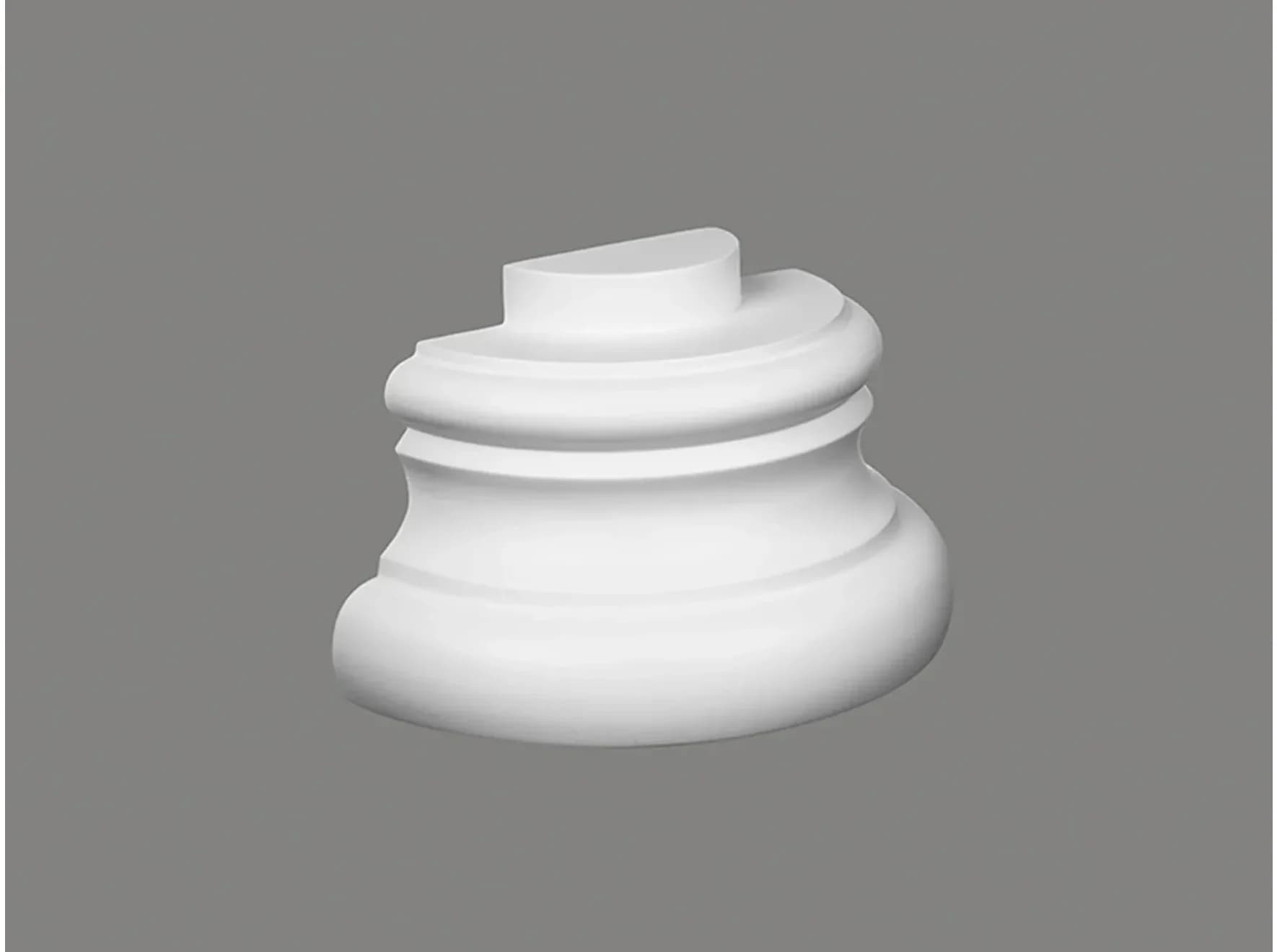Base demi-colonne en polymère – D1ML90O