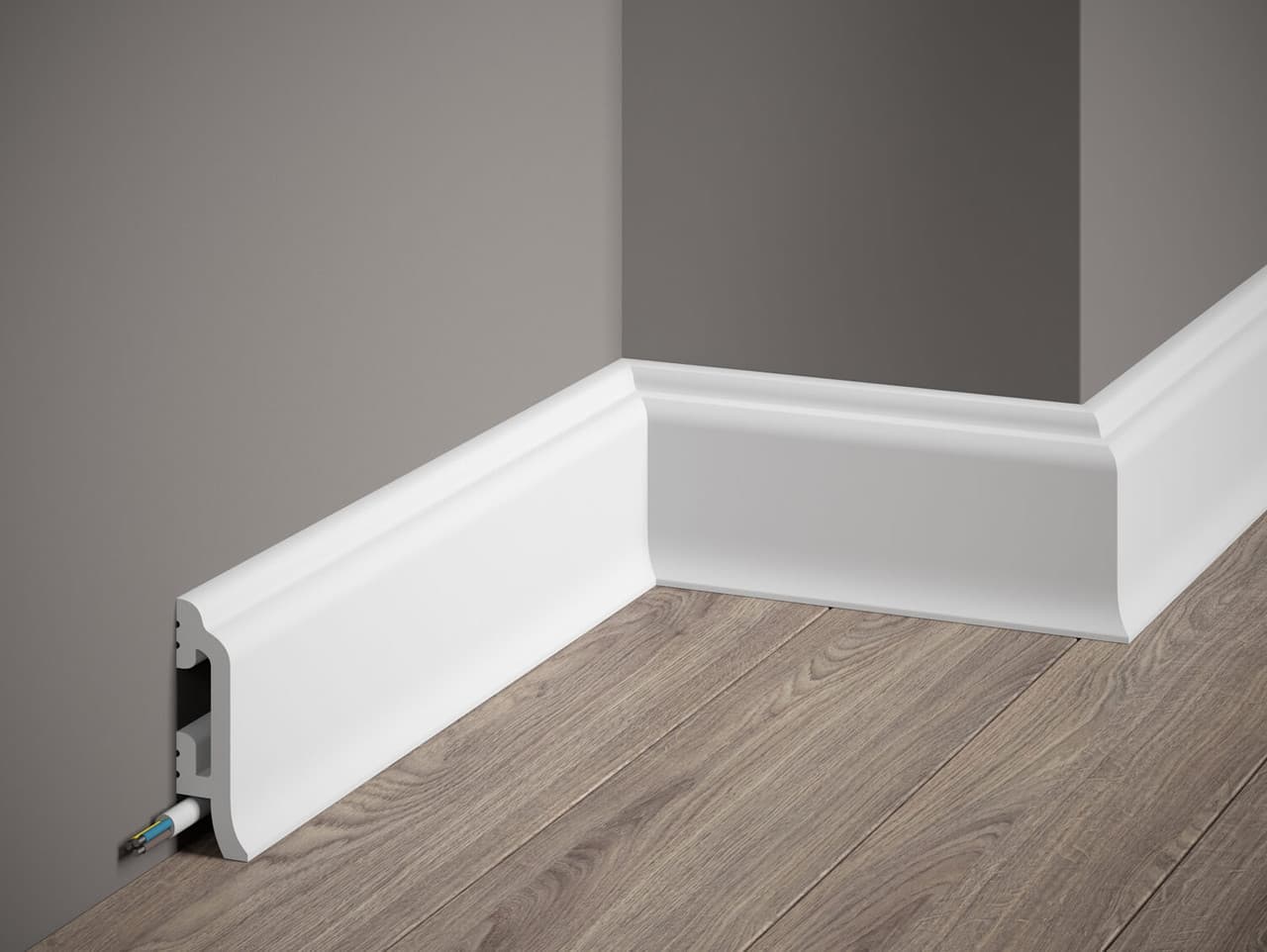 Plinthe Premium en polymère – D1PL102T