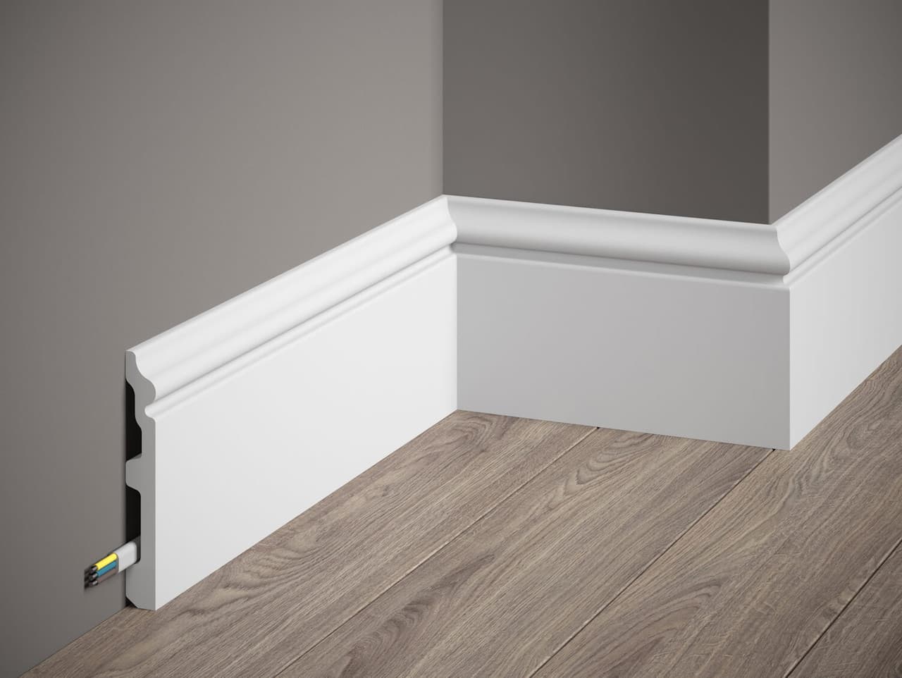 Plinthe Premium en polymère – D1PL69T