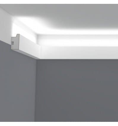 Corniche lumineuse : design rectangulaire épuré