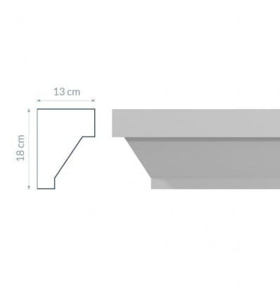 Corniche GM6 moderne : design est minimaliste