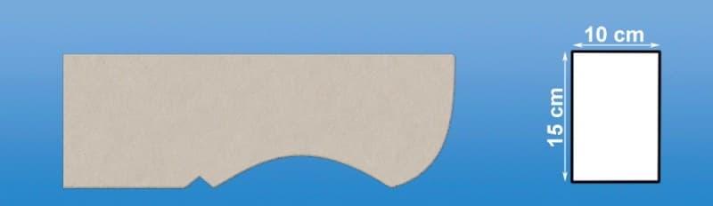 Corbeau Décoratif De Façade : Profil concave élégant – vue 4