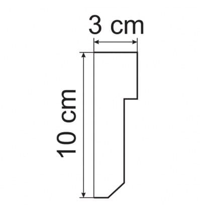Moulure de Fenêtre : Profilé claire et simple – vue 3