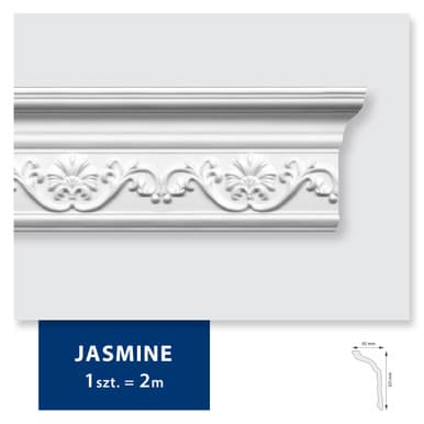 Carton de 36 mètres JASMINE Corniche Plafond DMS - 18 pièces