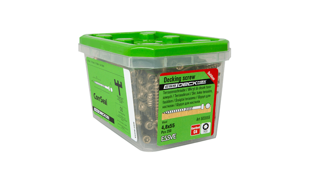 Vis à bois ESSVE Corrseal C4 0,48 × 5,5 cm TORX 20 – 1000 pièces