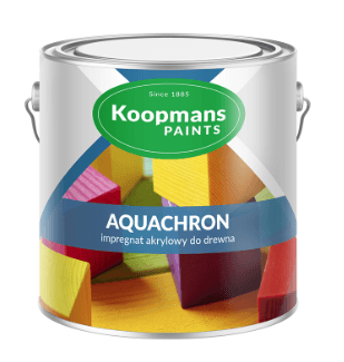 Imprégnation acrylique colorée pour bois Koopmans Aquachron 2,5 L – Couleurs opaques