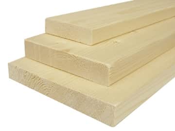 Planche rabotée épicéa scandinave 19×45 S4S classe AB