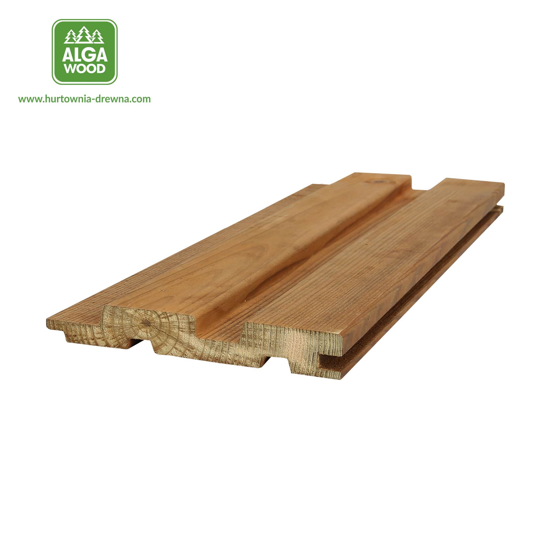 22×146 Losange x2 Pin imprégné sous pression AB Marron
