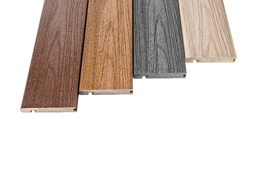 Kit de démarrage lames terrasse composite 2,3 x 13,8 cm 4DECK Premium – 4 couleurs