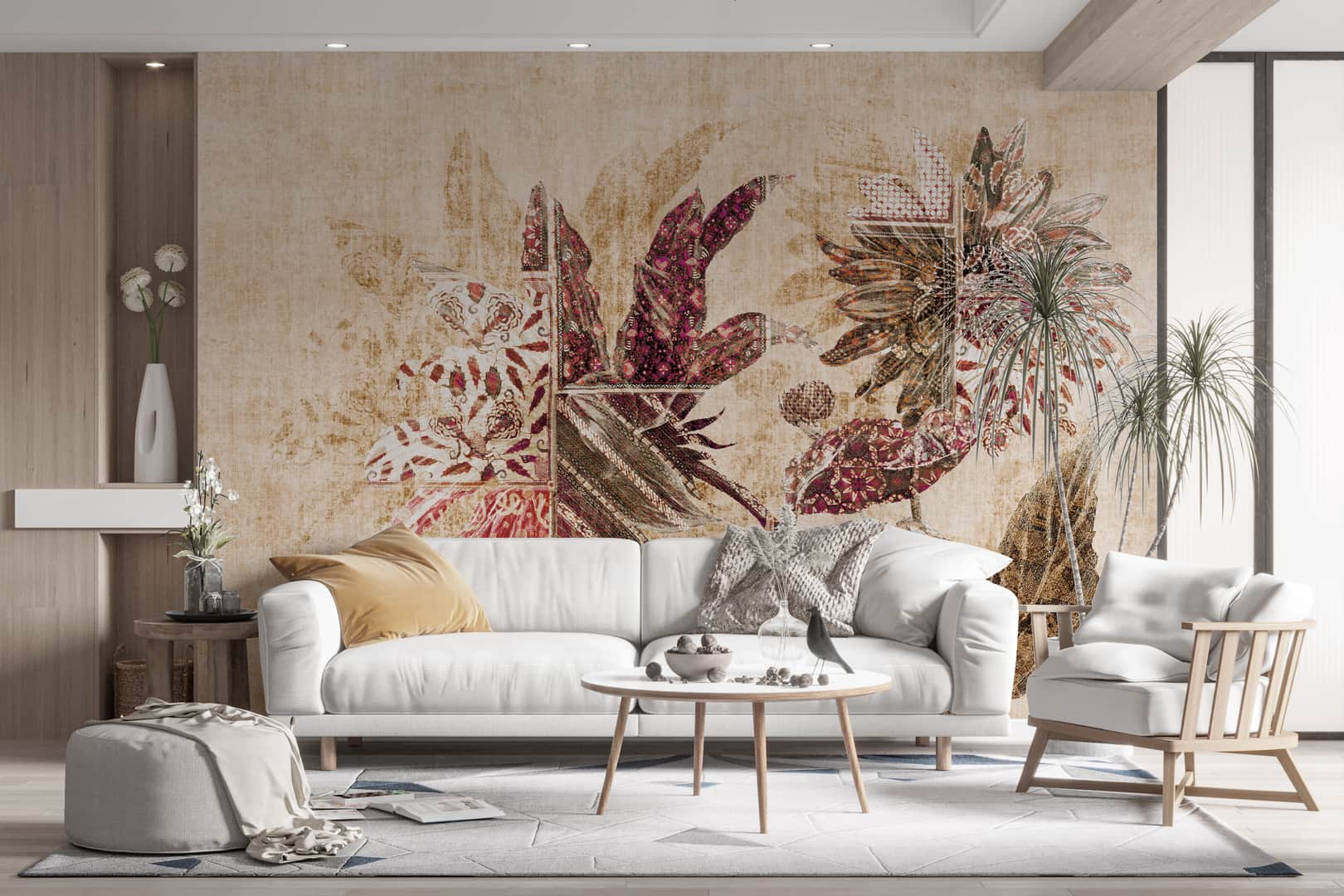 Papier peint Batik