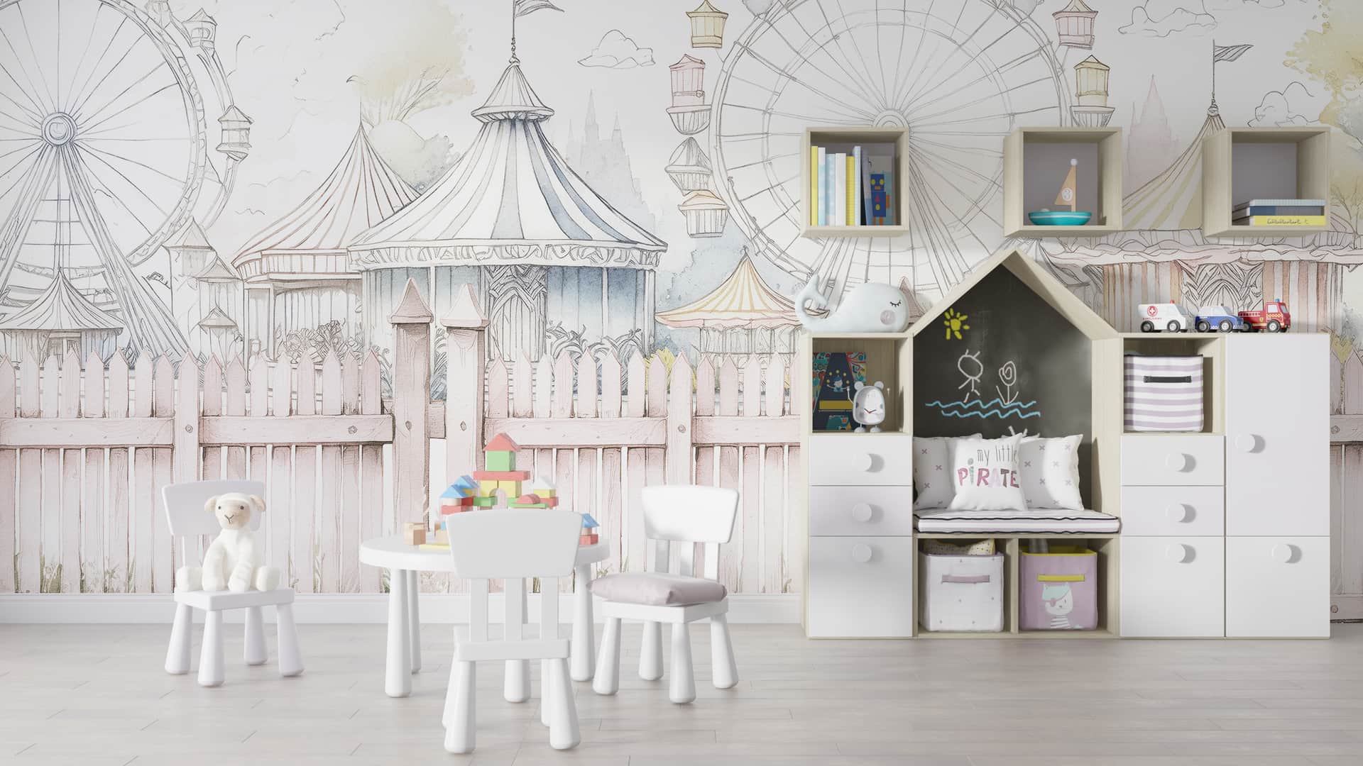 Papier peint Funfair