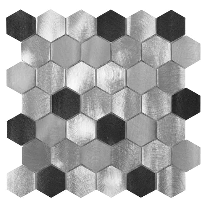 Mosaïque Allumi Grey Hexagon Mix 48
