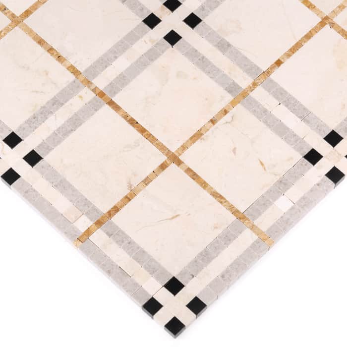 Mosaïque Beige Tartan
