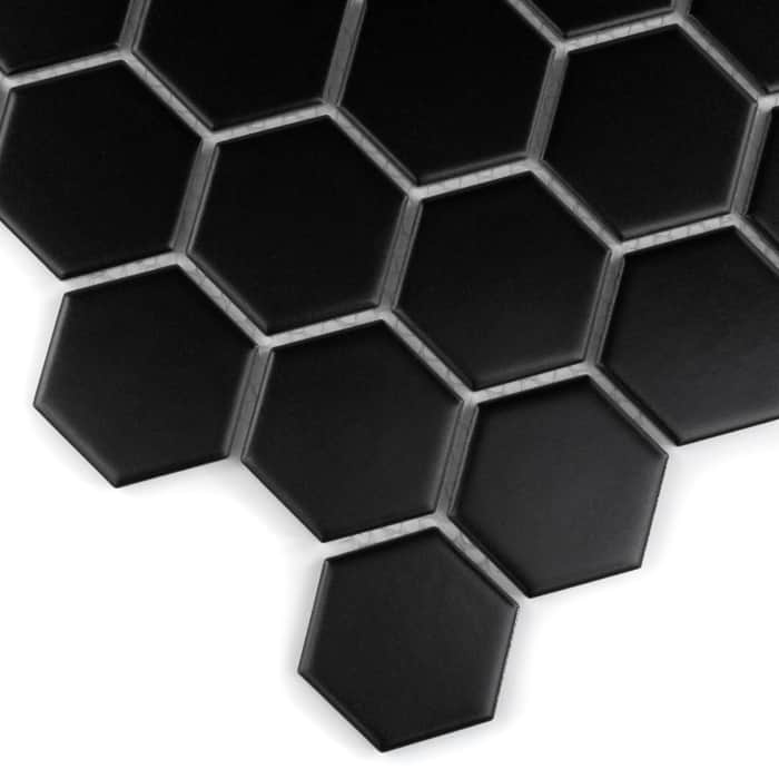 Mosaïque Hexagon Black 51 matt