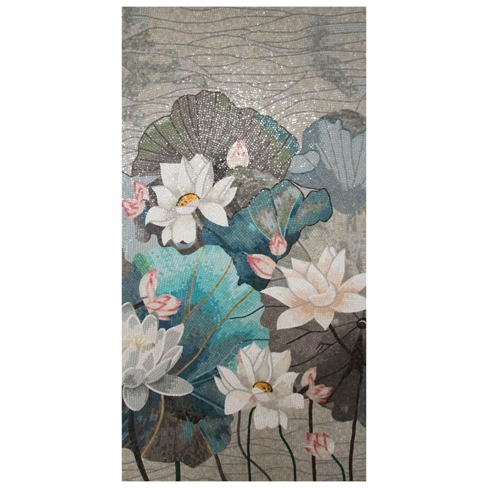 Mosaïque Lillies – 110×220 cm