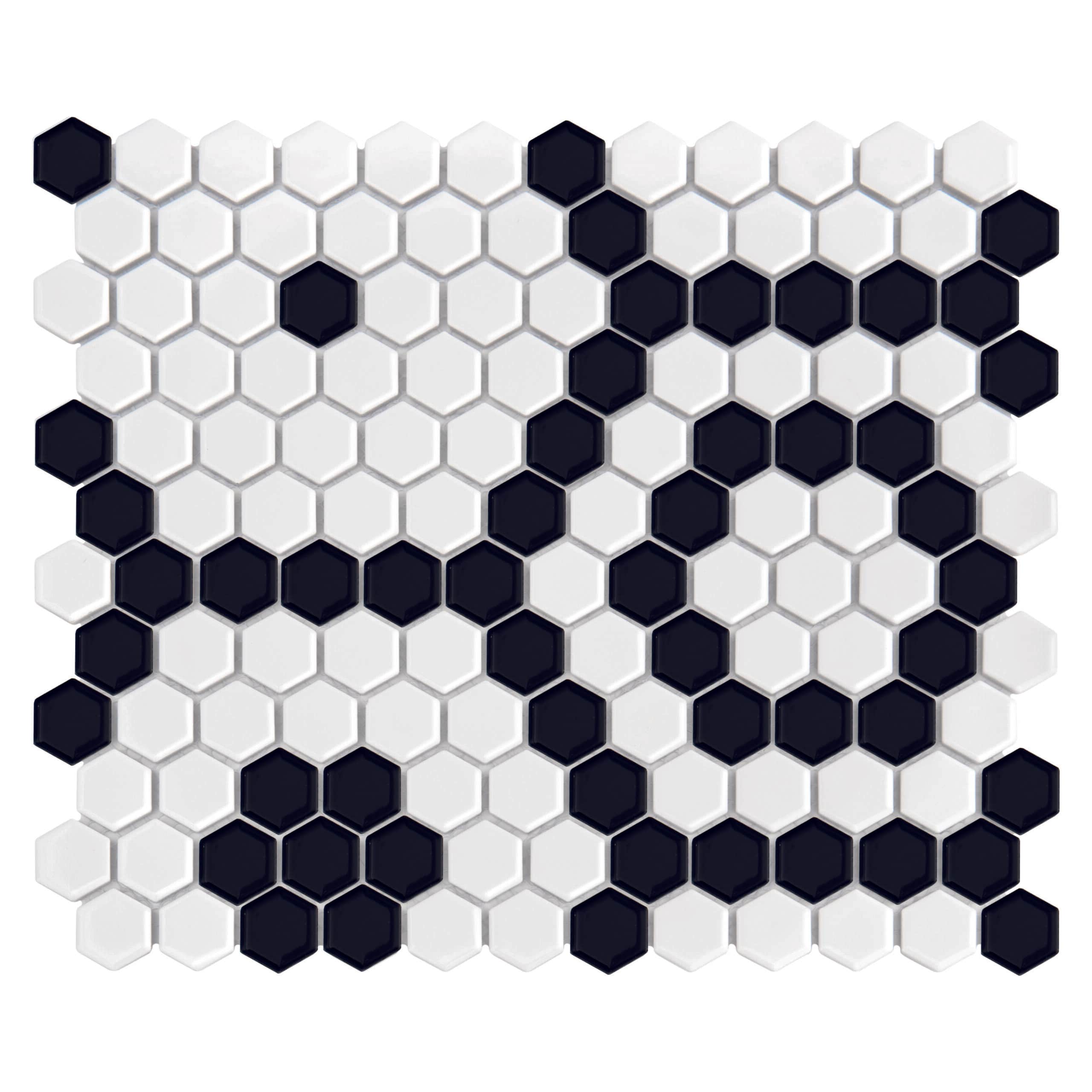 Mosaïque Mini Hexagon B&W Bee