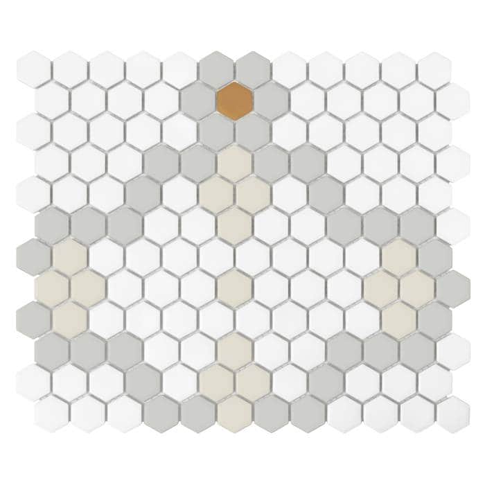 Mosaïque Mini Hexagon Compass matt