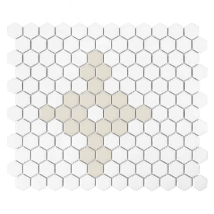 Mosaïque Mini Hexagon Floret matt