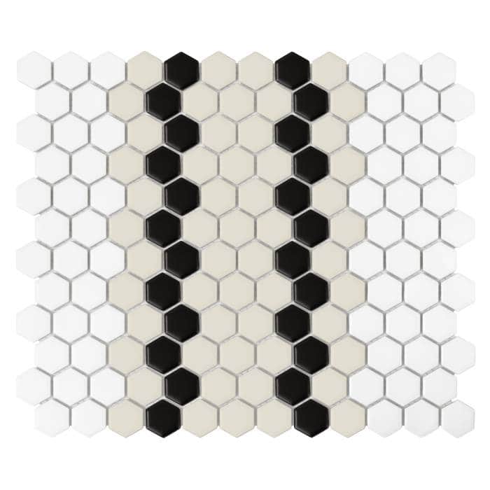 Mosaïque Mini Hexagon Stripe 5.1.C matt