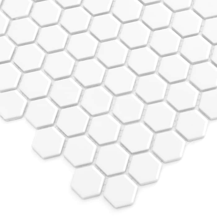 Mosaïque Mini Hexagon White