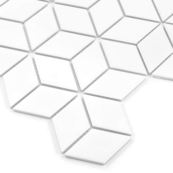 Mosaïque Mini Rombic White 48