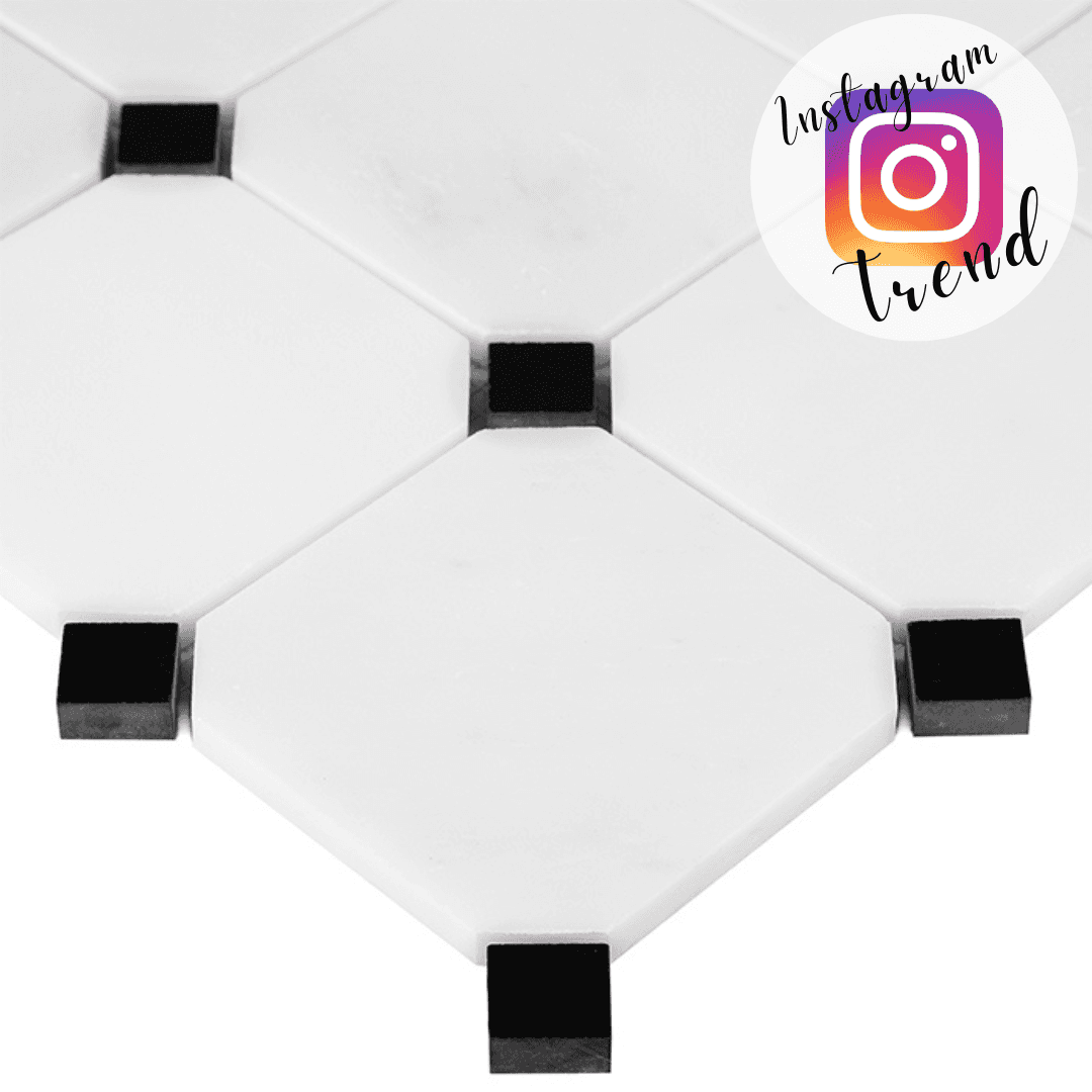 Mosaïque Pure B&W Octagon 100